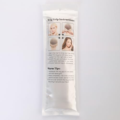 Dreamlover Wig Grip Bands Headband for Keeping Wigs in Place Tan 2 Pieces