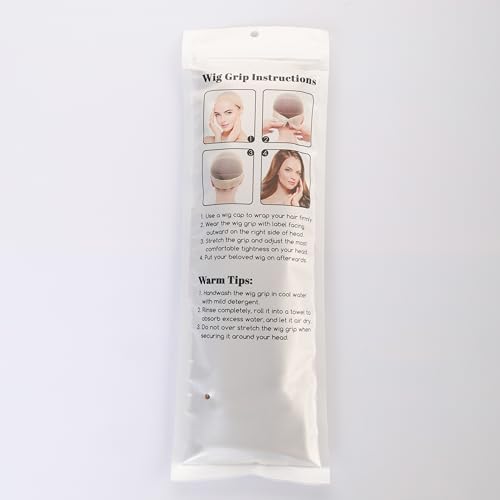 Dreamlover Wig Grip Band Velvet Wig Grip Brown 2 Pieces