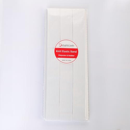 Dreamlover White Elastic Spool 1 Inch x 6 Yards