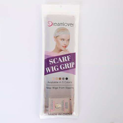 Dreamlover Wig Grip Band Velvet Wig Grip Brown 2 Pieces