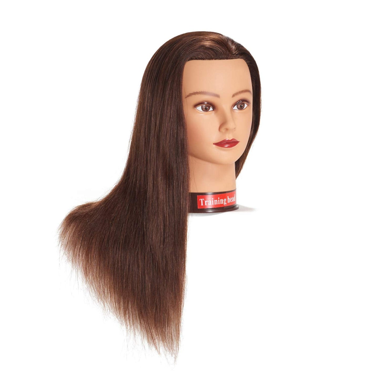 Traininghead 2022" Female 100 Human Hair Mannequin Head Hair Styling Training Head Cosmetology Ma...