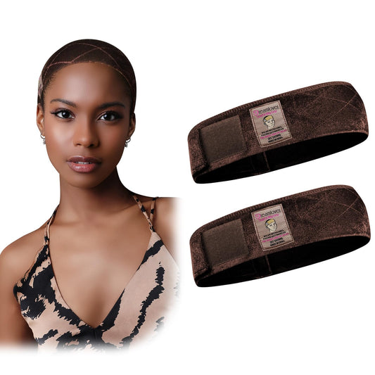 Dreamlover Wig Grip Bands Dark Brown 2 PCS