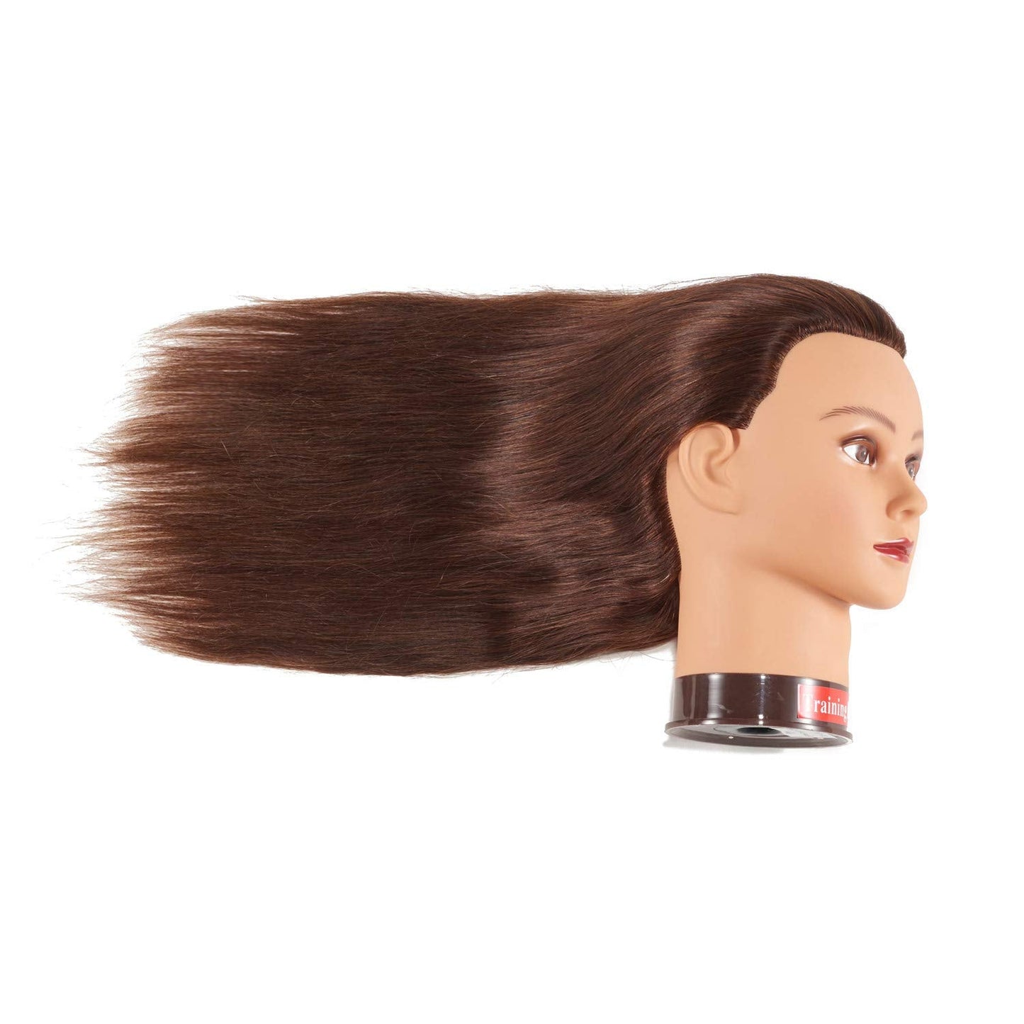 Traininghead 2022" Female 100 Human Hair Mannequin Head Hair Styling Training Head Cosmetology Ma...