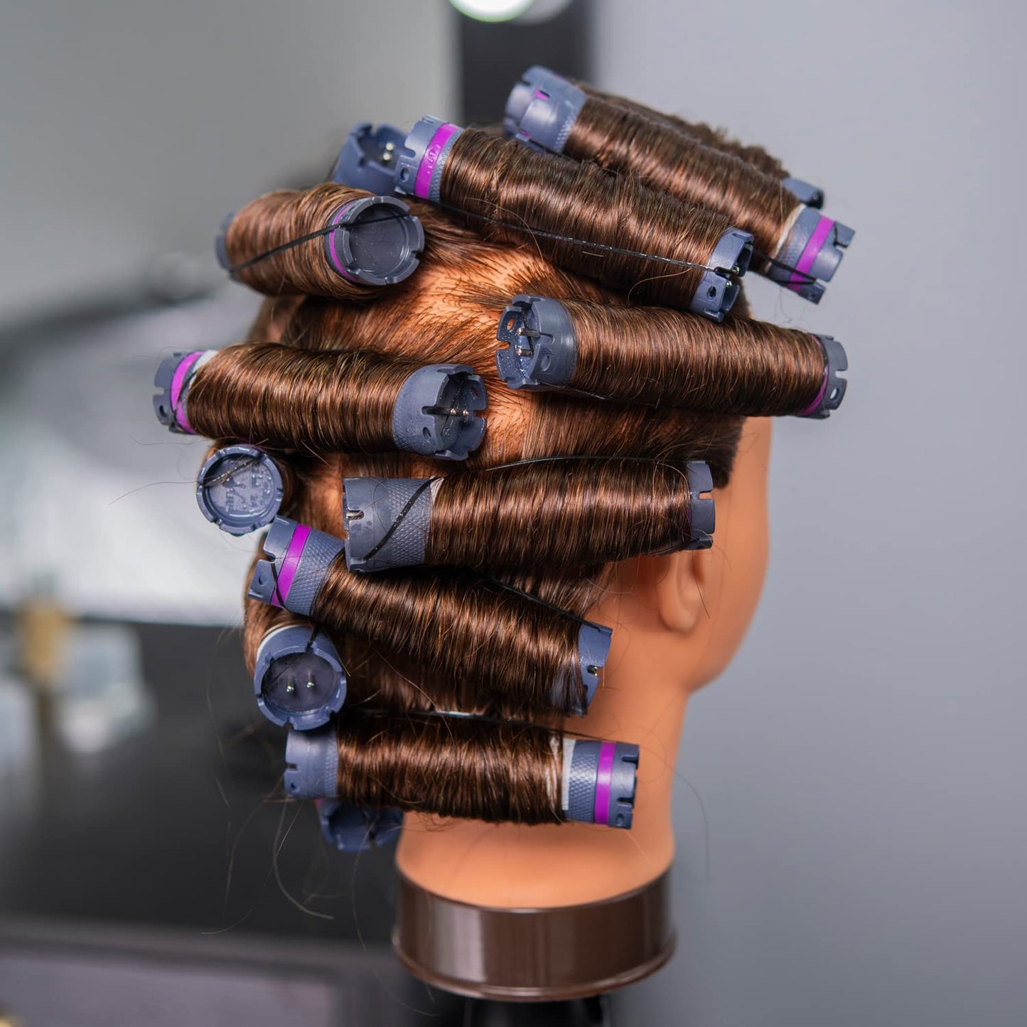 2022" 100 Human Hair Mannequin Head Training Head Cosmetology Manikin Head Doll Head with Free Cl...