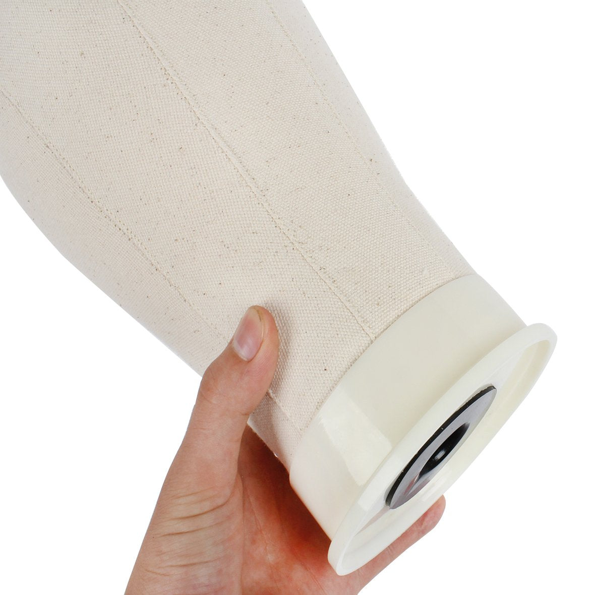 Leeven 21"24" Poly Canvas Block Head Professional Mannequin Canvas Head for Making DryingStyling ...