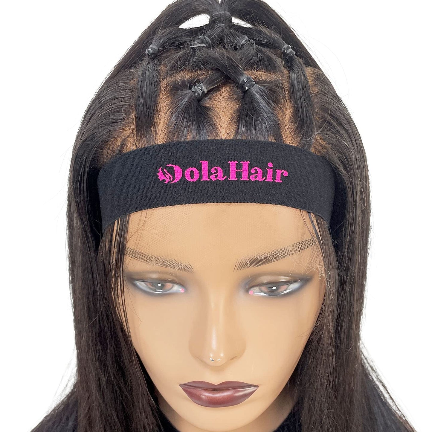Dolahair Lace Melting Band Elastic Edge Wrap for Wigs 4PCS Bands to Lay and Hold Edges in Place