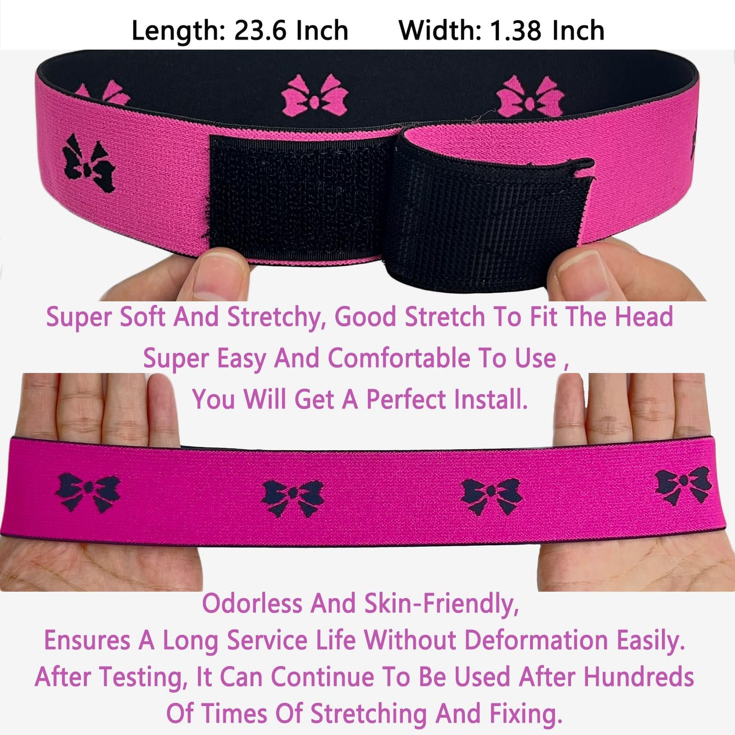 Elastic Wig Bands Set with Lace Melting Bands and Edge Wraps Keep Lace Front Wigs in Place Lay E...