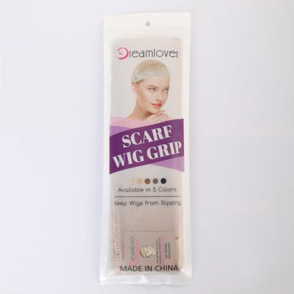 Dreamlover Wig Grip Bands Headband for Keeping Wigs in Place Tan 2 Pieces