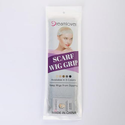 Dreamlover Wig Grip Bands for Keeping Wigs in Place Wig Grip Headband Grey 2 Pieces