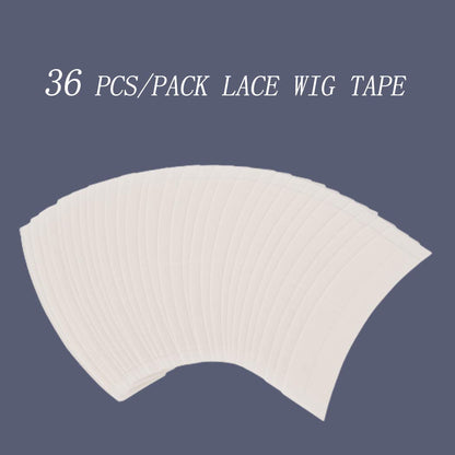 Lace Front Wig Tape  36 Pieces WaterProof Strong Adhesive Double Sided Lace Wigs Tape White Color 14