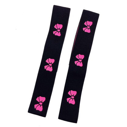 Atimiaza 2 Pcs Elastic Bands for Wig Lace Melting Bow Tie Band Edge Wrap to Lay Edges Pack of 2