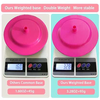 Wig Stand Pink 1PC Adjustable Height Portable Wig Holder Stands NonSlip Wig Head Holders Sturdy P...