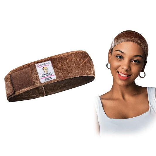 Deamlover Edge Saver Wig Headband Brown Wig Grip Headband 1 Piece
