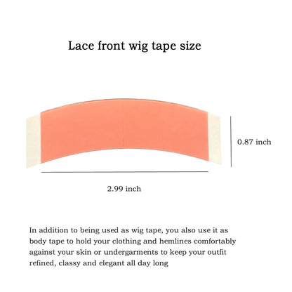 AYIBO Wig Tape for Lace Wigs Waterproof Double Sided Strong Hold Lace Tape Heat Resistant  36pcs