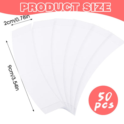 Prasacco 50 PCS Wig Tape for Lace Front Wigs  Invisible Waterproof Double Side Tape Strips for Ha...