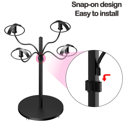 Lhysn Wig Stands  Multiple Wig Hanger Display Rack Holder Storage Organizer for Mannequin Head Me...
