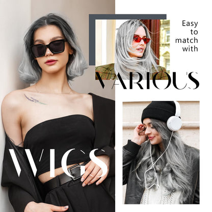 Dreamlover Wig Grip Bands for Keeping Wigs in Place Wig Grip Headband Grey 2 Pieces