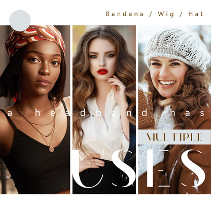 Dreamlover Wig Grip Band for Women Nude 2 Pieces