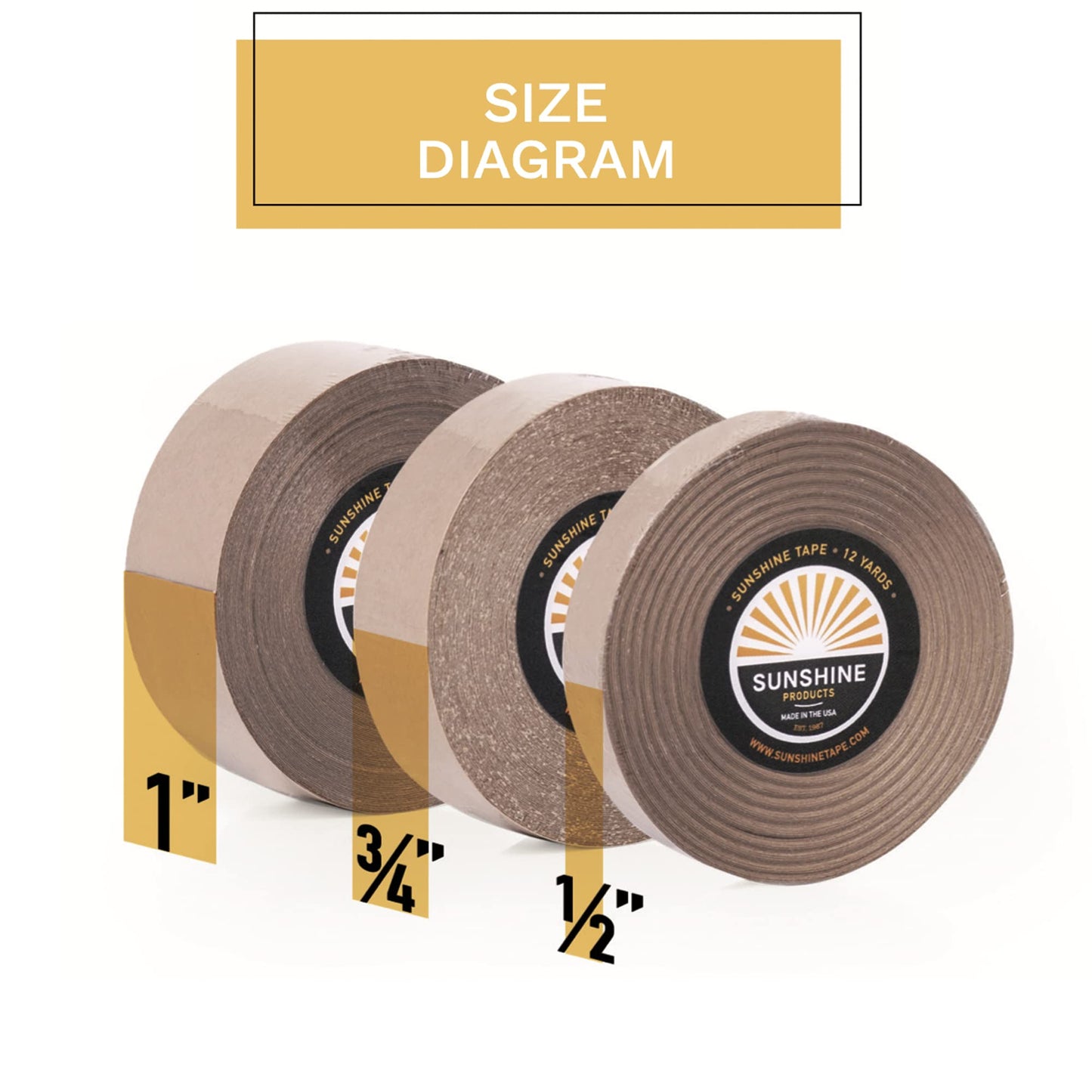 Daily Wear Hair System Tape Roll  1522 Wig Tape  Hypoallergenic Gentle on Skin  17 Day Hold  1" x...