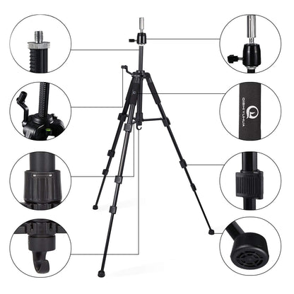 Veloura Wigz Wig Stand Tripod with NonSlip Base Adjustable Mannequin Head Stand with Hook Heavy Du...