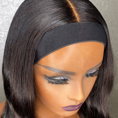 Atimiaza 2 Pcs Elastic Bands for Wig Lace Melting Edge Wrap to Lay Edges Black Pack of 2