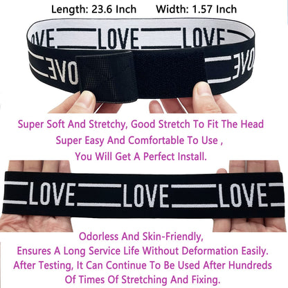 Iraatraa Elastic Bands For Wig 5 Piece Set Latex And Nylon Lace Front Hairband Melting Band For K...